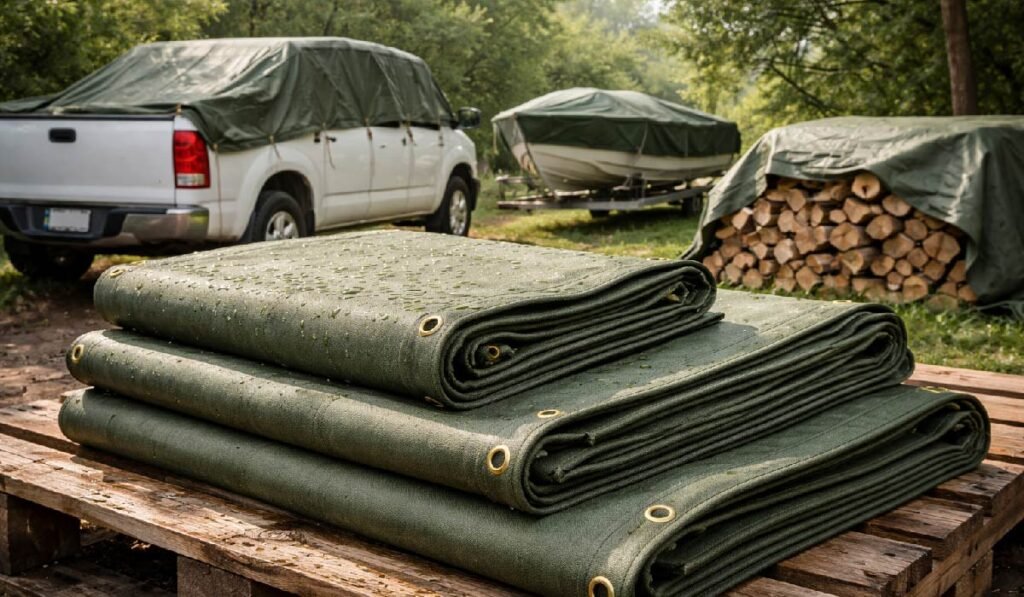 Waterproof Tarpaulins for Vehicles, Boats, and Equipment