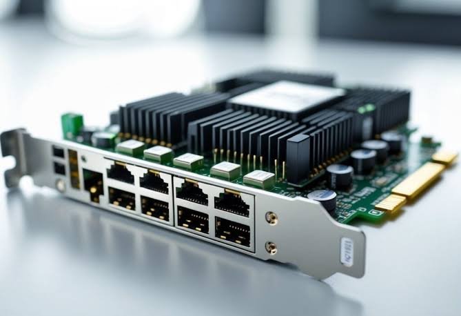 Why are high-speed network cards important for data infrastructure?