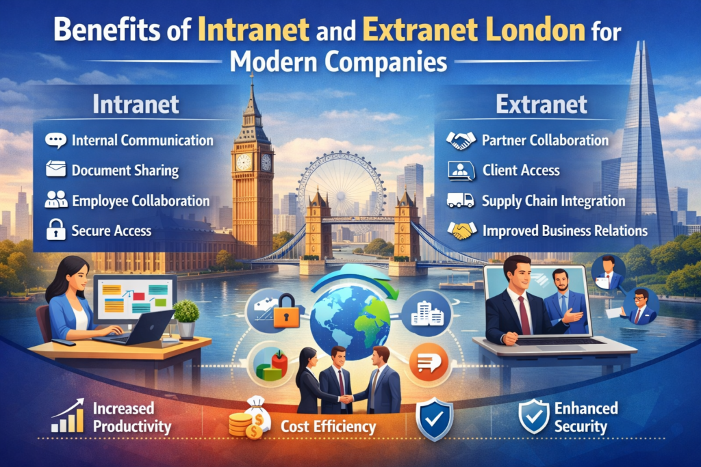 Benefits of Intranet and Extranet London for Modern Companies