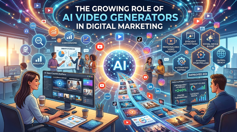 The Growing Role of AI Video Generators in Digital Marketing