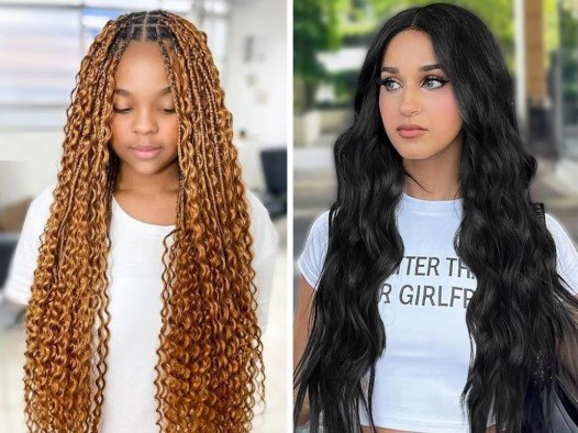 Choosing Between Synthetic Braided Wigs and Raw Hair Bundles