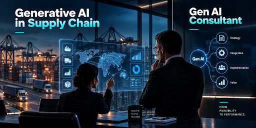 Generative AI in Supply Chain: How a Gen AI Consultant Helps Build Intelligent Operations